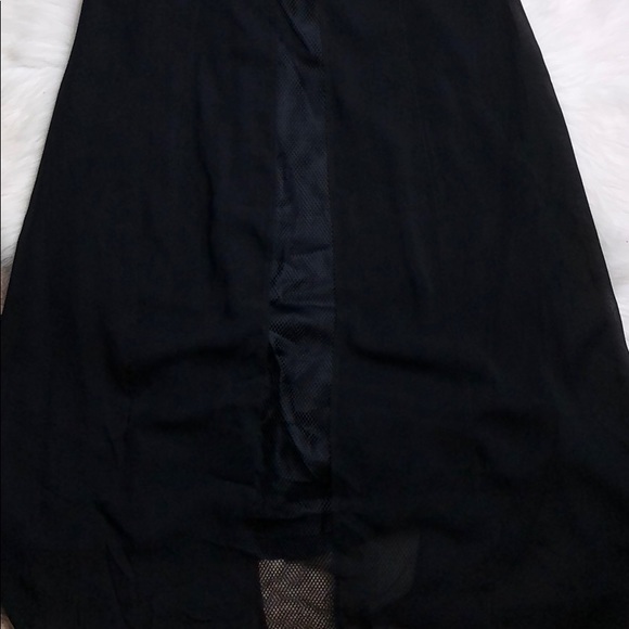 RAG AND BONE Lousie Silk Slip Dress Mesh Chiffon - Picture 4 of 6